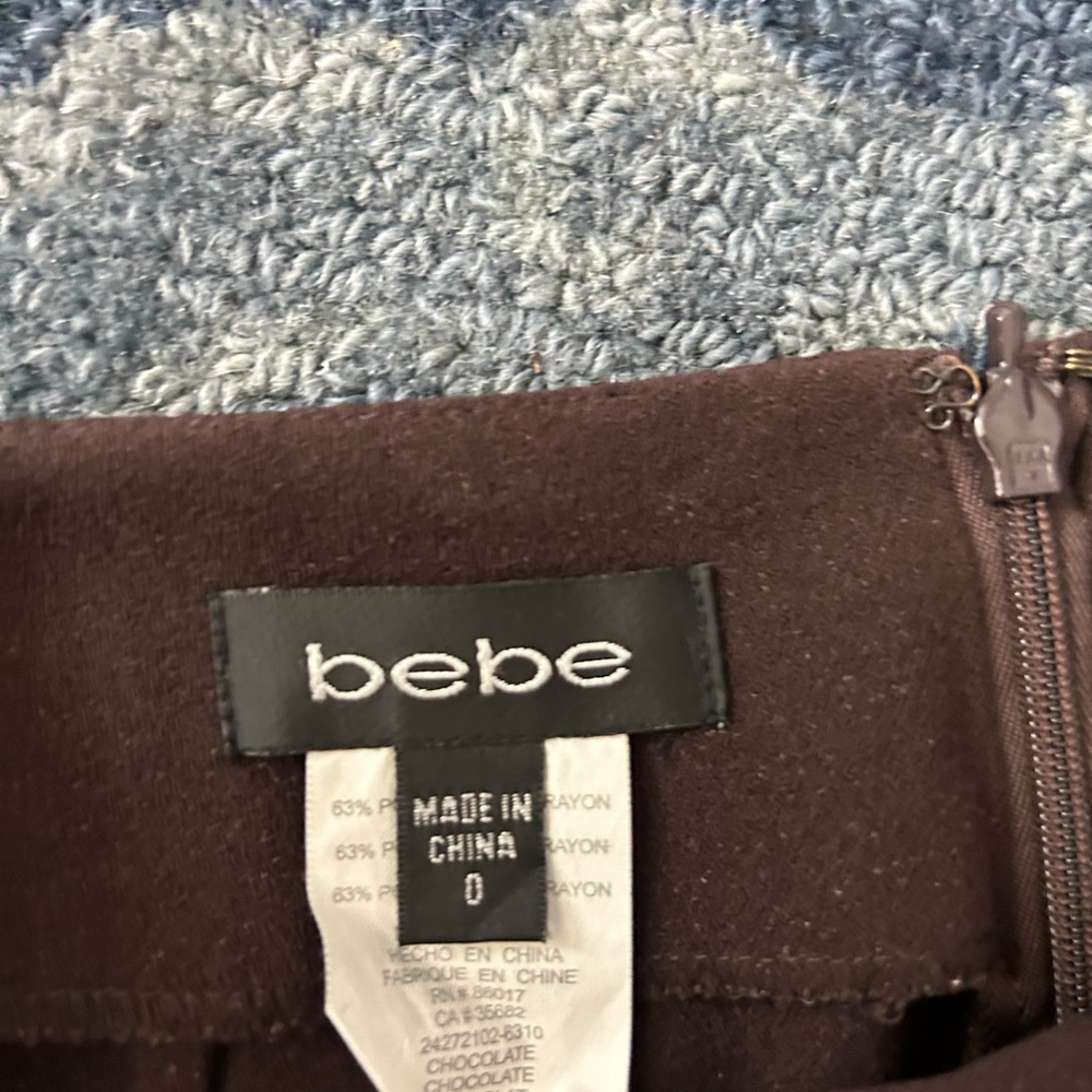 Bebe Chocolate Brown Skirt